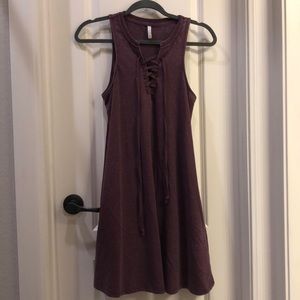 Purple Knit Dress